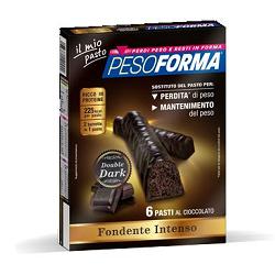 PESOFORMA BARRETTA DOUBLE DARK 6 PASTI 12 X 31 G - famajoy.it