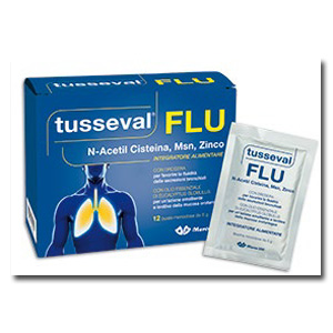 TUSSEVAL FLU 12 BUSTINE SOLUBILI 60 G - famajoy.it