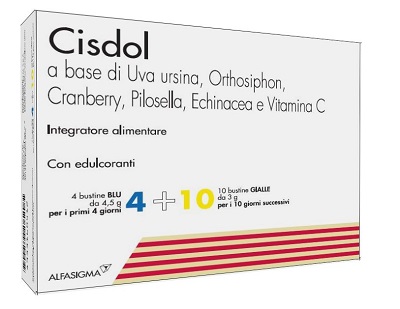 CISDOL 4 BUSTINE BLU DA 4,5 G + 10 BUSTINE GIALLE DA 3 G - famajoy.it