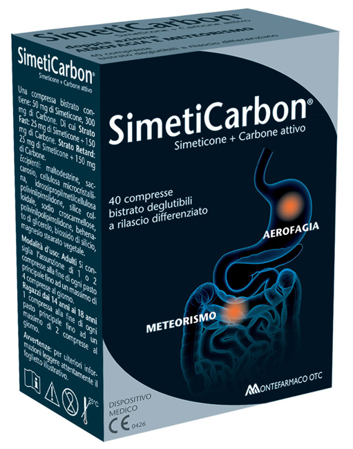 SIMETICARBON 40 COMPRESSE - famajoy.it