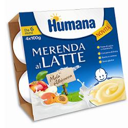 HUMANA MERENDA MELA ALBICOCCA 4 X 100 G - famajoy.it