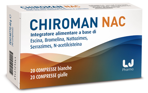 CHIROMAN NAC 20 COMPRESSE BIANCHE + 20 COMPRESSE GIALLE - famajoy.it