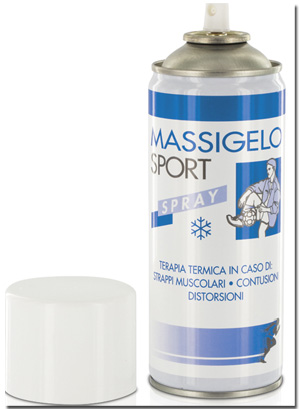 GHIACCIO ISTANTANEO MASSIGELO SPORT BOMBOLETTA SPRAY 400ML - famajoy.it