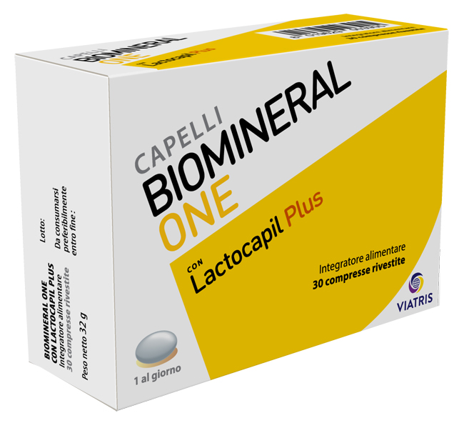 BIOMINERAL ONE LACTOCAPIL PLUS 30 COMPRESSE - famajoy.it