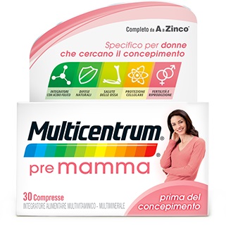 MULTICENTRUM PRE MAMMA 30 COMPRESSE - famajoy.it