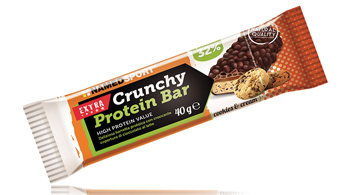 CRUNCHY PROTEINBAR COOKIES & CREAM 1 PEZZO 40 G - famajoy.it