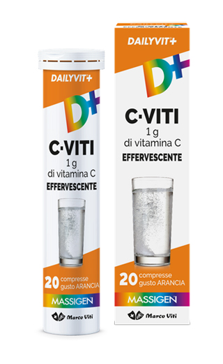 MASSIGEN VITAMINA C 1G EFFERVESCENTE 20 COMPRESSE - famajoy.it