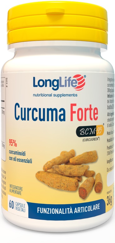 LONGLIFE CURCUMA FORTE 60 CAPSULE VEGETALI - famajoy.it