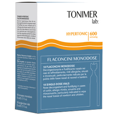 TONIMER LAB HYPERTONIC 18 FLACONCINI MONODOSE - famajoy.it