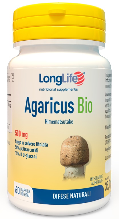 LONGLIFE AGARICUS BIO 60 CAPSULE - famajoy.it