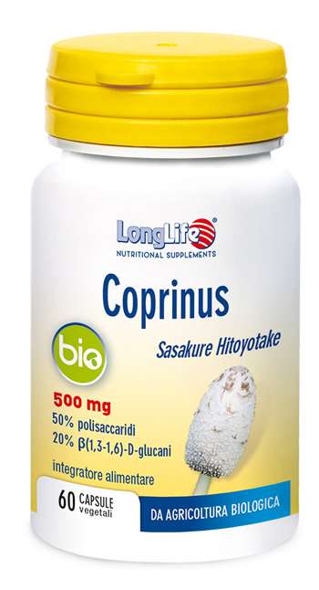 LONGLIFE COPRINUS BIO 60 CAPSULE - famajoy.it
