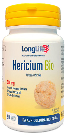 LONGLIFE HERICIUM BIO 60 CAPSULE - famajoy.it