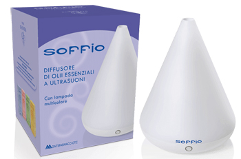 VAPO ESSENTIA SOFFIO AD ULTRASUONI + LAMPADADA CON FUNZIONE MULTICOLORE - famajoy.it