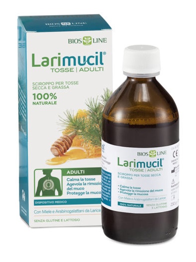 LARIMUCIL TOSSE TOSSE ADULTI SCIROPPO CE 0476V 230 G 175 ML - famajoy.it