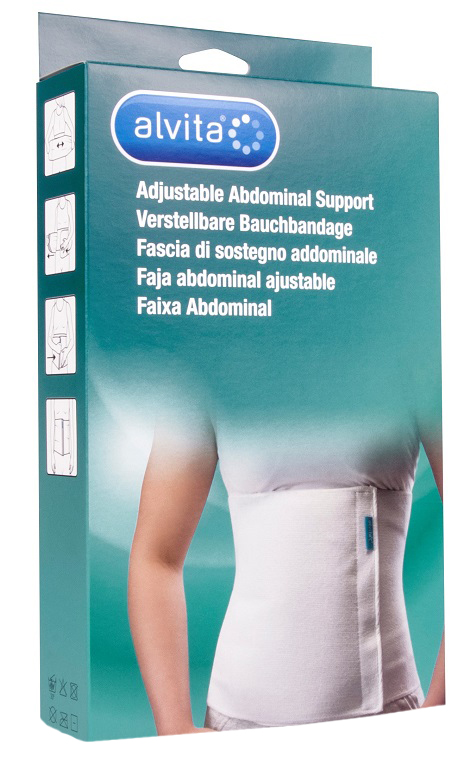 ALVITA FASCIA ADDOMINALE MISURA 1 CIRCONFERENZA 75-95 CM - famajoy.it