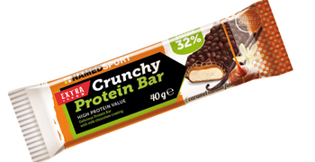 CRUNCHY PROTEINBAR CARAMEL VANILLA 40 G - famajoy.it