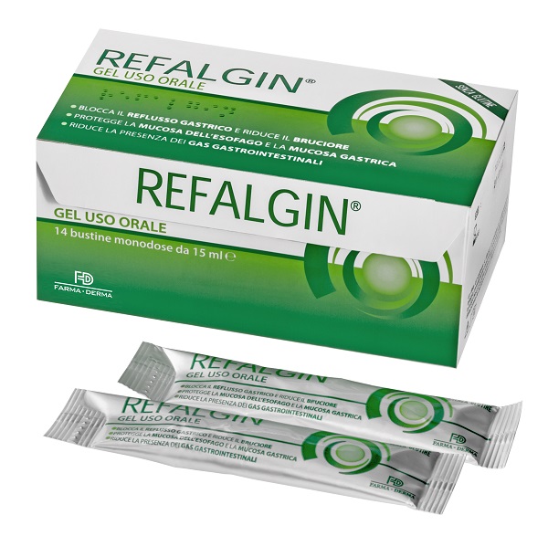 REFALGIN GEL OROSOLUBILE ANTIREFLUSSO 14 BUSTINE 15 ML - famajoy.it