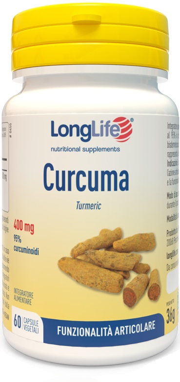 LONGLIFE CURCUMA 60 CAPSULE VEGETALI - famajoy.it