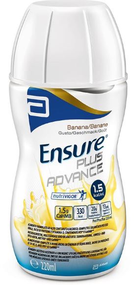 ENSURE PLUS ADVANCE BANANA 4 BOTTIGLIE DA 220 ML - famajoy.it