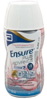 ENSURE PLUS ADVANCE FRAGOLA 4 BOTTIGLIE DA 220 ML - famajoy.it
