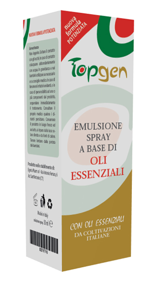 TOPGEN EMULSIONE SPRAY A BASE DI OLI ESSENZIALI 50 ML - famajoy.it