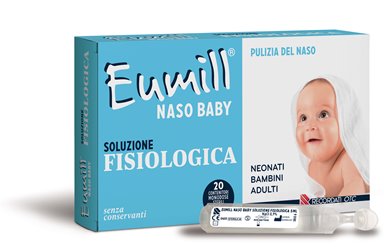 EUMILL NASO BABY SOLUZIONE FISIOLOGICA 20 MONODOSE 5 ML - famajoy.it