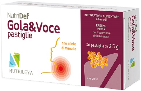 NUTRIDEF GOLA & VOCE MIELE 20 PASTIGLIE - famajoy.it