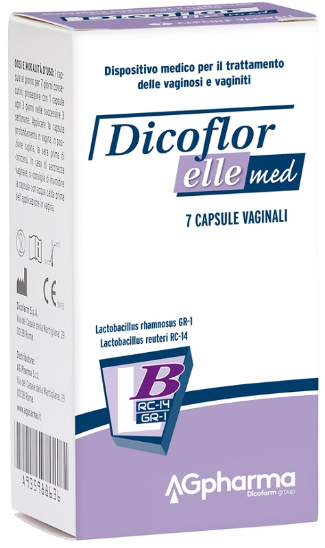 DICOFLOR ELLE MED 7 CAPSULE VAGINALI - famajoy.it