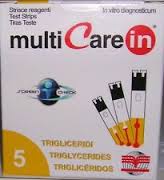 TEST TRIGLICERIDI MULTICARE IN STRISCE CON ASPIRAZIONE CAPIILLARE 5 PEZZI - famajoy.it