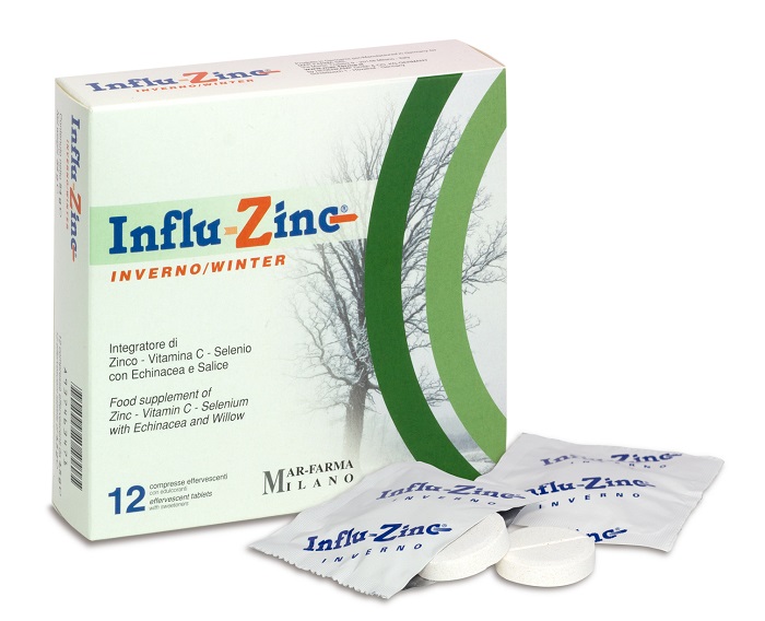 INFLUZINC INVERNO 12 COMPRESSE EFFERVESCENTI - famajoy.it