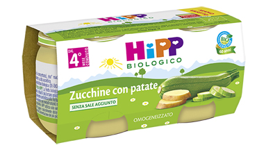 HIPP BIO HIPP BIO OMOGENEIZZATO ZUCCHINE CON PATATE 2X80 G - famajoy.it