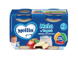 MELLIN MERENDA YOGURT MELA 2 X 120 G - famajoy.it
