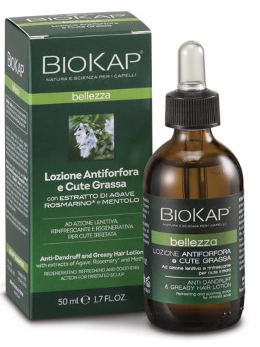BIOKAP LOZIONE ANTIFORFORA E CUTE GRASSA 50 ML - famajoy.it