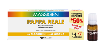MASSIGEN PAPPA REALE 21 FLACONCINI DA 10 ML - famajoy.it