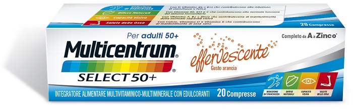 MULTICENTRUM SELECT EFFERVESCENTE 20 COMPRESSE - famajoy.it