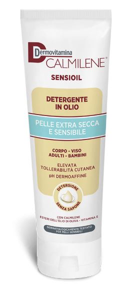 DERMOVITAMINA CALMILENE SENSIOIL DETERGENTE IN OLIO SENZA SAPONE PER PELLE EXTRA SECCA E SENSIBILE 250 ML - famajoy.it