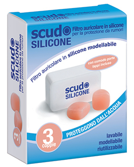 TAPPO AURICOLARE EARPLUG SCUDO IN SILICONE 3 COPPIE 6 PEZZI ARTICOLO 7EN091 - famajoy.it