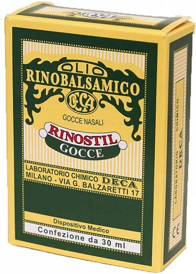 RINOSTIL GOCCE NASALI FLACONE 30ML OLIO RINOBALSAMICO PER LAPROTEZIONE DELLA MUCOSA NASALE E LA PULIZIA DELLE FOSSE NASALI - famajoy.it