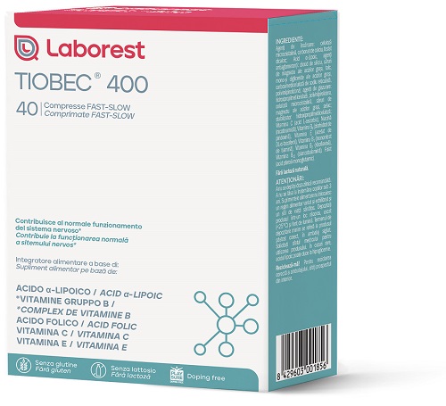 TIOBEC 400 40 COMPRESSE FAST-SLOW DA 1,28 G - famajoy.it