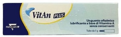 UNGUENTO OFTALMICO LUBRIFICANTE VITAN PLUS 5 G - famajoy.it