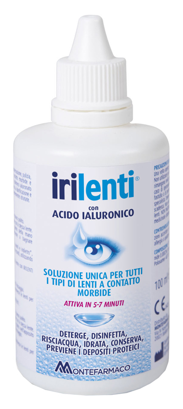 SOLUZIONE UNICA PER LENTI A CONTATTO IRILENTI 100ML - famajoy.it