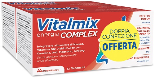 VITALMIX COMPLEX BIPACK 2 CONFEZIONI DA 12 FLACONCINI DA 12 ML - famajoy.it