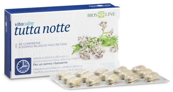 VITACALM TUTTA NOTTE FAST/RETARD 30 COMPRESSE - famajoy.it