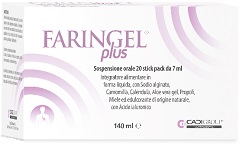 FARINGEL PLUS 20 STICK PACK 7 ML - famajoy.it