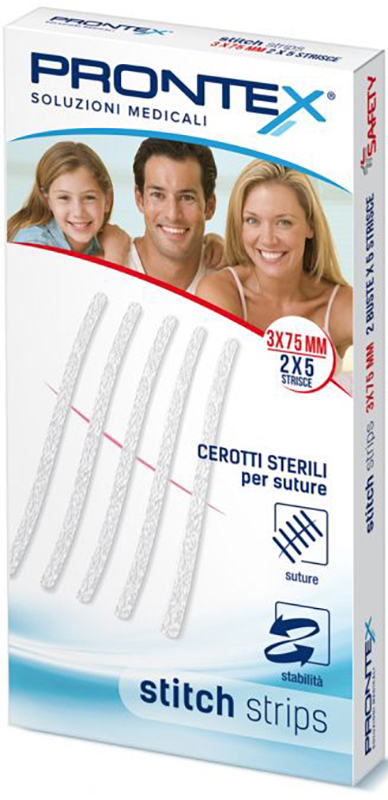 PRONTEX STITCH STRIPS 3X75 10 PEZZI - famajoy.it
