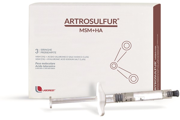 ARTROSULFUR MSM+HA 3 SIRINGHE PRERIEMPITE - famajoy.it