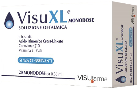 SOLUZIONE OFTALMICA VISUXL 20 CONTENITORI MONODOSE 0,33 ML - famajoy.it