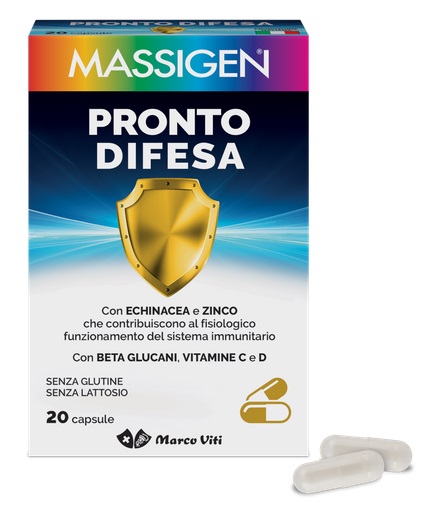 MASSIGEN PRONTO DIFESA 20 CAPSULE - famajoy.it