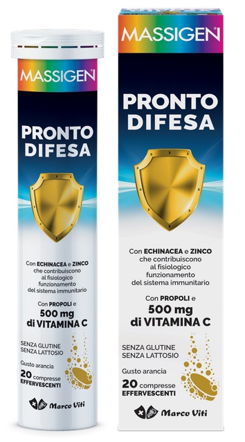 MASSIGEN PRONTO DIFESA 20 COMPRESSE EFFERVESCENTI - famajoy.it