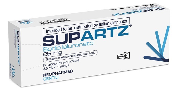 SIRINGA PRERIEMPITA INTRA-ARTICOLARE SUPARTZ ACIDO IALURONICO 25 MG 2,5 ML 1 PEZZO - famajoy.it